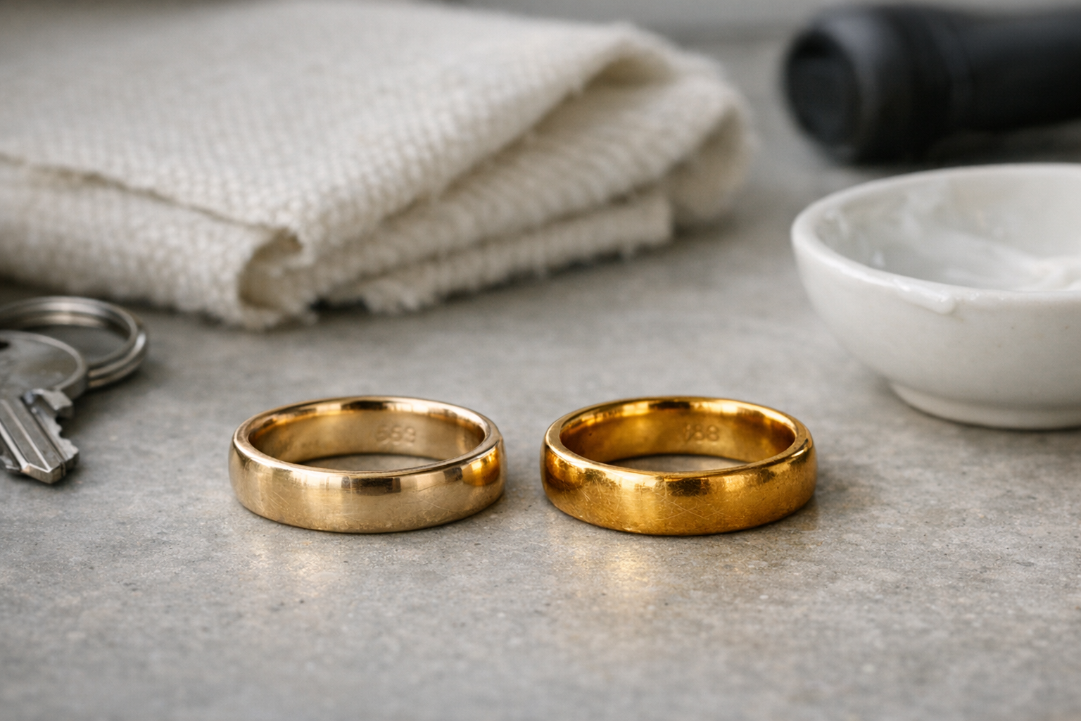 14K eller 18K guld? Sådan vælger du karat ud fra ridser, farvetone og dit liv