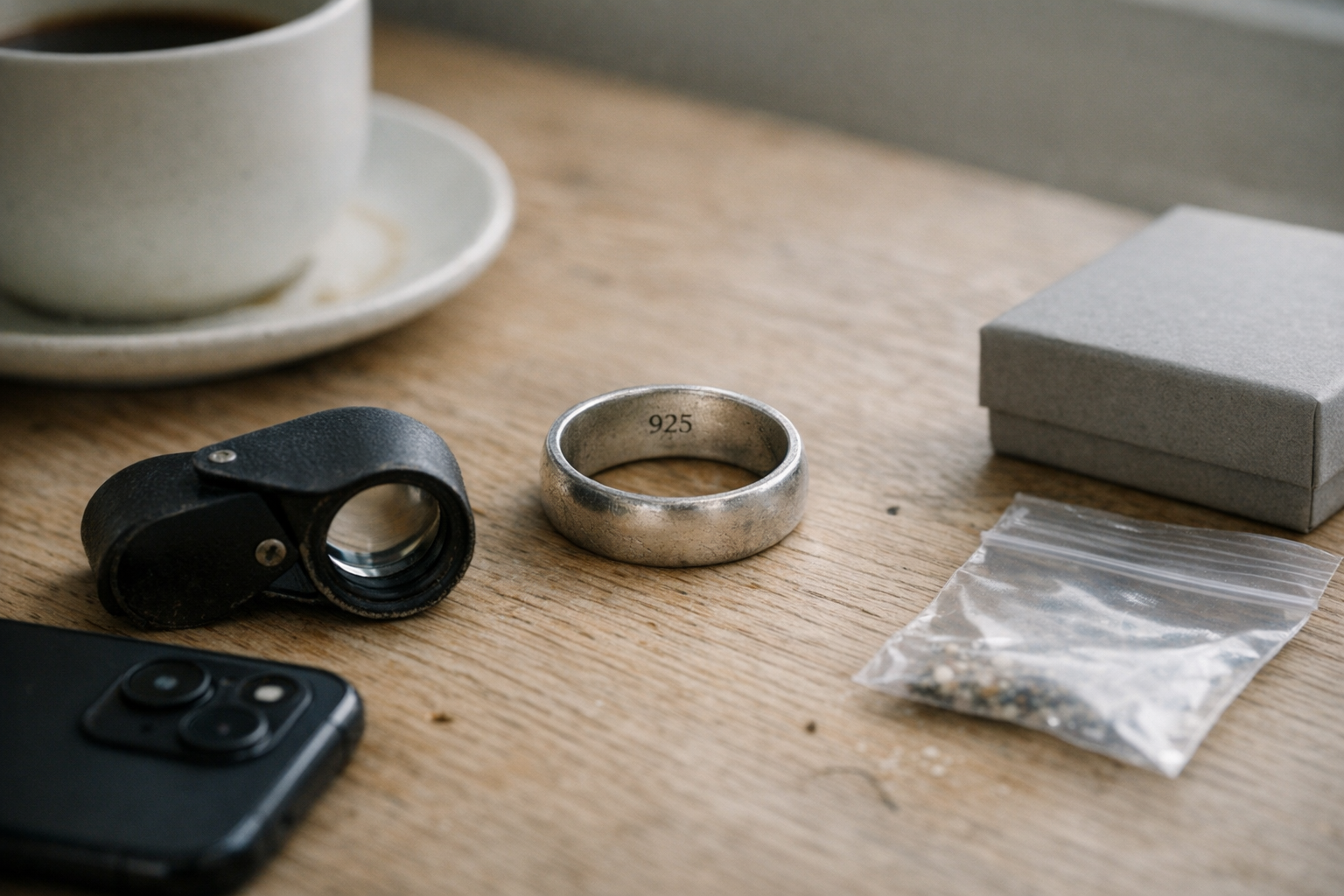 Fake 925-stempel? Min 2-minutters test før du køber (og hvad du spørger sælger om)