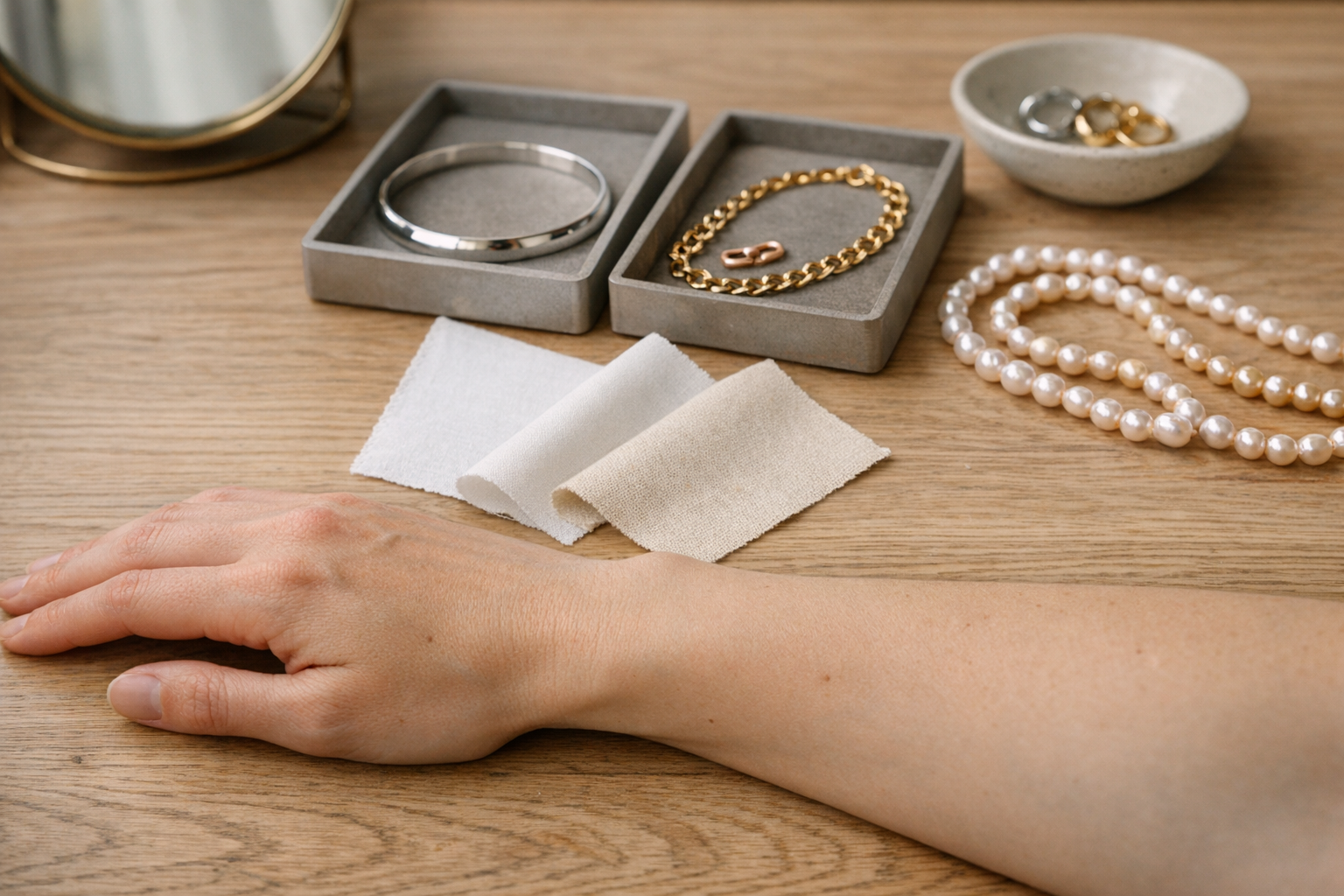 Guld eller sølv? Min praktiske farvetone-guide (med finish, perler og metalmix)