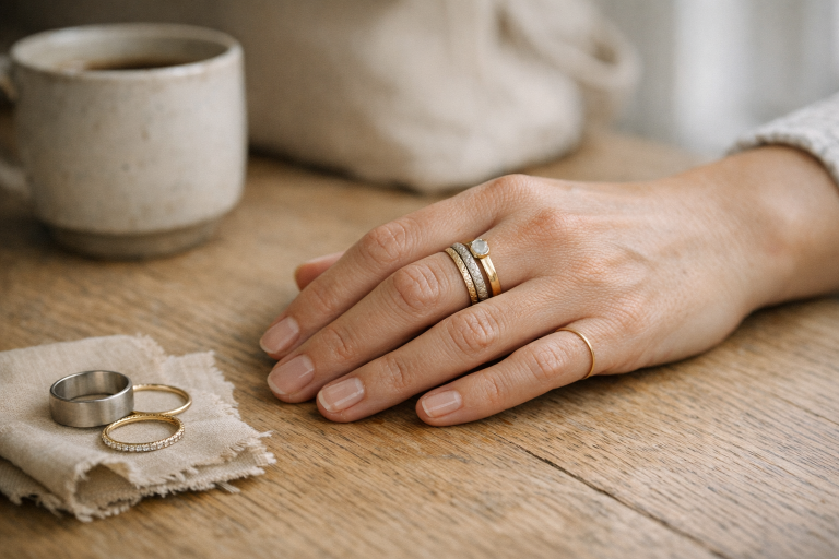 Stacking ringe uden klem og kaos: min metode til en stack, du faktisk gider have på