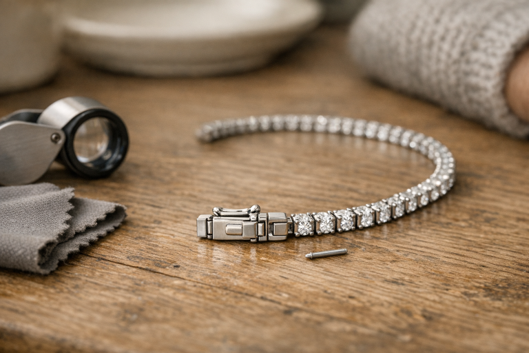 Tennisarmbåndet uden drama: sådan spotter du en god lås, stærk fatning og den rigtige pasform