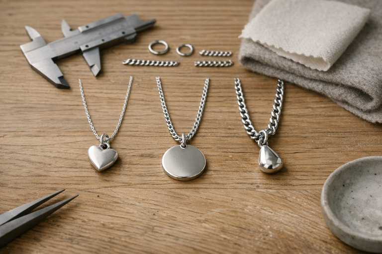 Vedhænget driller? Sådan matcher du kædelængde, tykkelse og øsken, så det ligger pænt