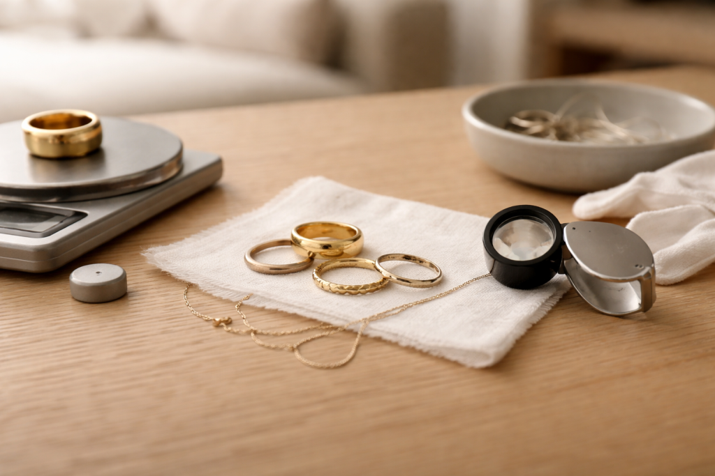 Er guldet ægte eller pynt?