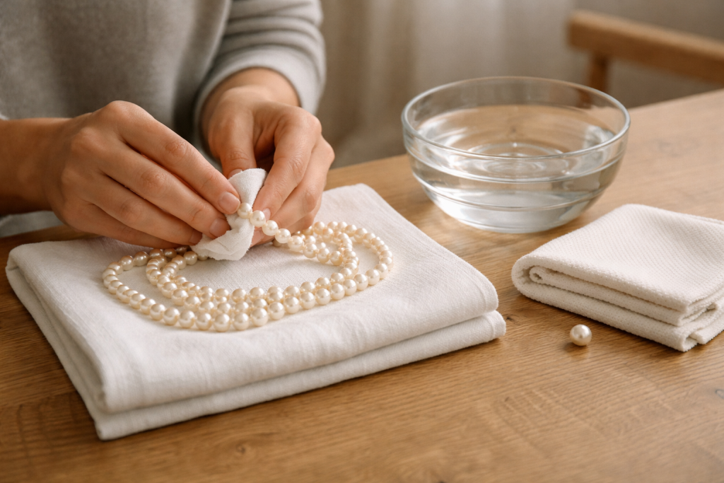 Perler uden panik: sådan rengør du dem uden at tage glansen