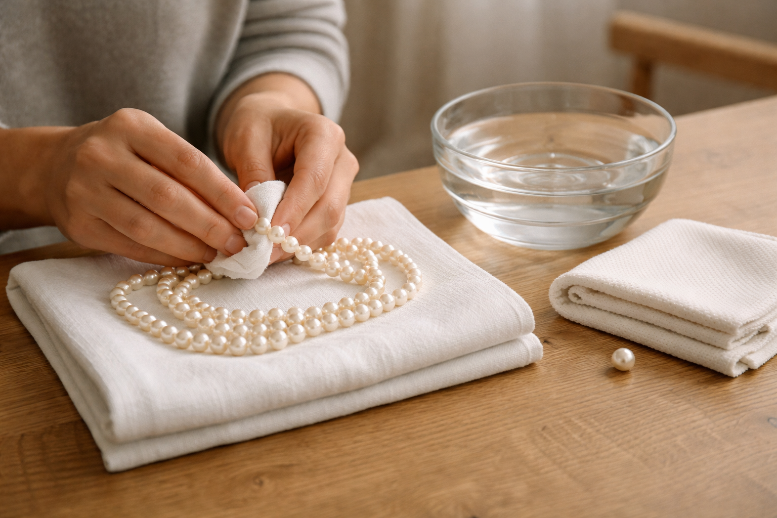 Perler uden panik: sådan rengør du dem uden at tage glansen