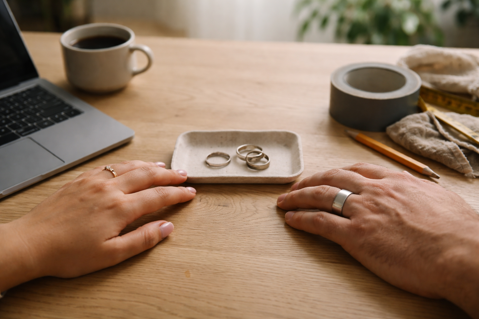 Kontorhænder vs. praktikhænder: sådan vælger du en ring, der overlever din hverdag