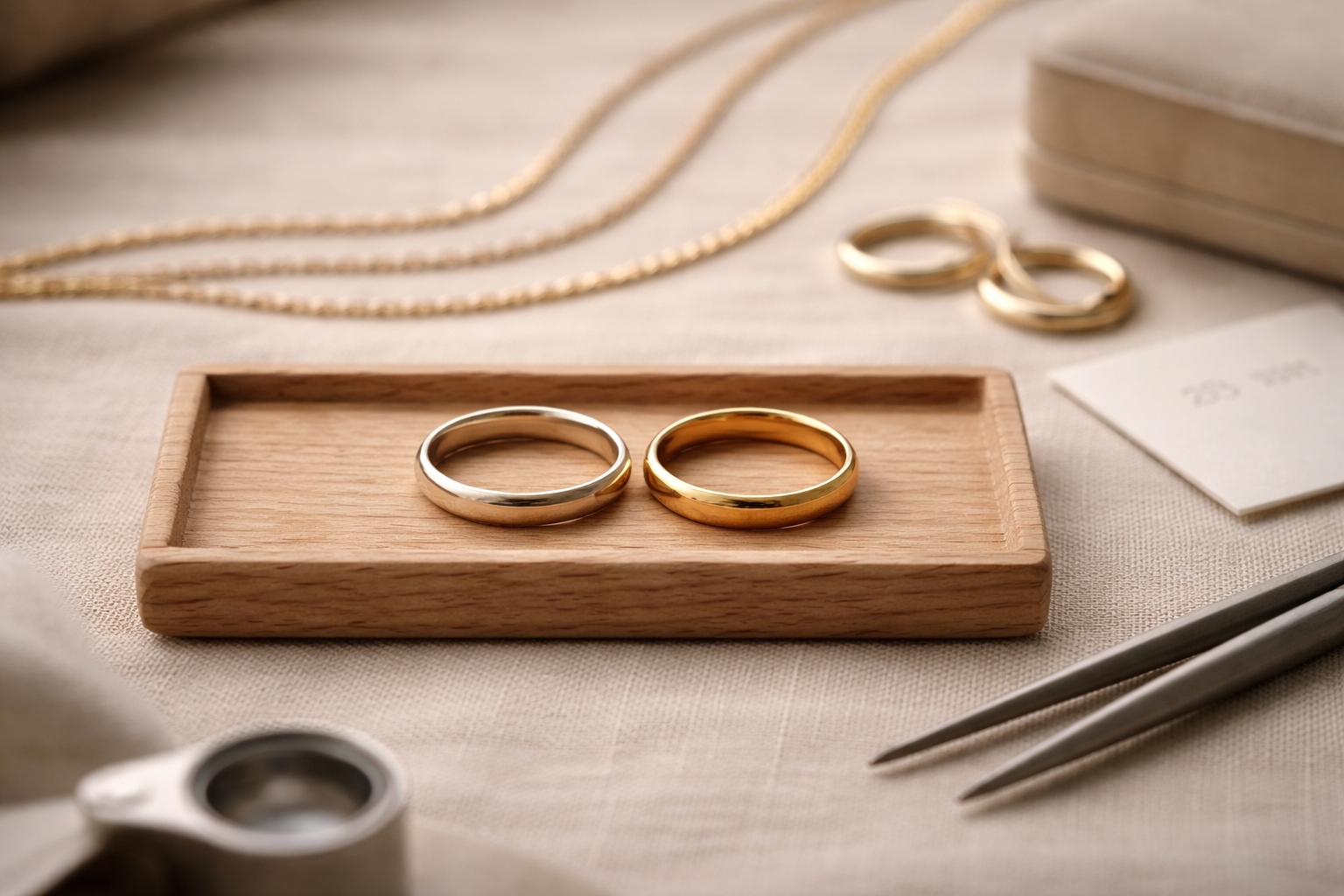 14 karat vs 18 karat guld: forskel på holdbarhed, farve, pris og hvem det passer til