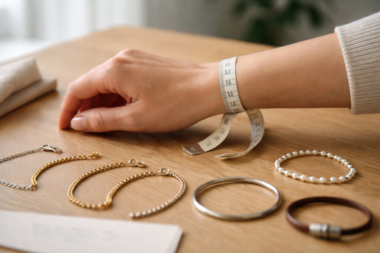 Sådan vælger du armbånd som kvinde: bredde, kædetype, lås og pasform